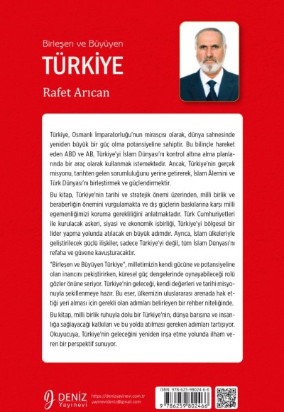 BİRLEŞEN VE BÜYÜYEN TÜRKİYE / Yazar: Rafet ARICAN