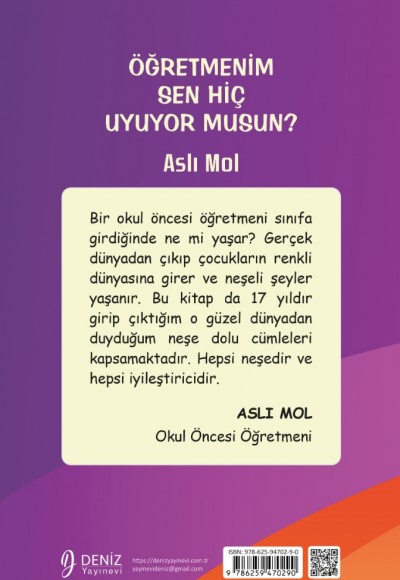 ÖĞRETMENİM SEN HİÇ UYUYOR MUSUN / Derleyen: ASLI MOL