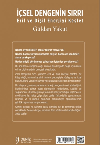 İÇSEL DENGENİN SIRRI - Eril ve Dişil Enerjiyi Keşfet / Güldan Yakut