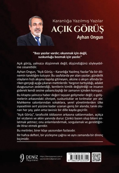 AÇIK GÖRÜŞ - Karanlığa Yazılmış Yazılar - Ayhan Ongun