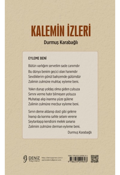 KALEMİN İZLERİ - Durmuş Karabağlı