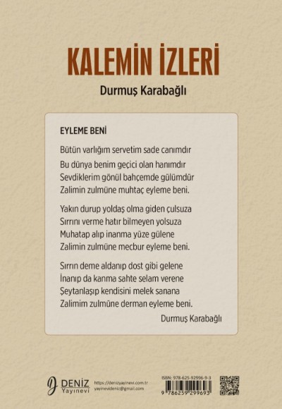 KALEMİN İZLERİ - Durmuş Karabağlı