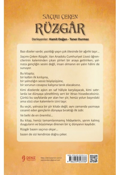 SAÇIMI ÇEKEN RÜZGÂR - Van Anadolu Cumhuriyet Lisesi Antolojisi