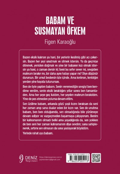 BABAM VE SUSMAYAN ÖFKEM / Figen Karaoğlu
